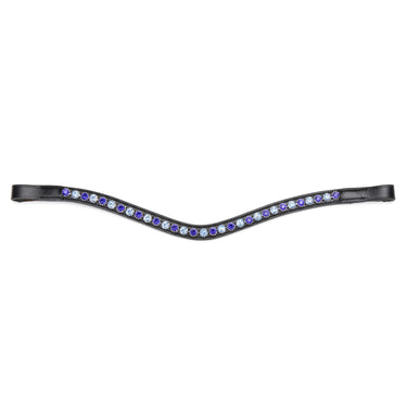 Shires Velociti GARA Blue Diamante Browband Black| Online For Equine