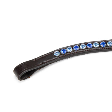 Shires Velociti GARA Blue Diamante Browband Black| Online For Equine