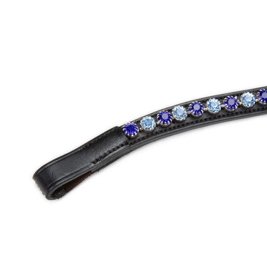Shires Velociti GARA Blue Diamante Browband Black| Online For Equine