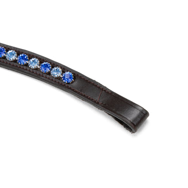 Shires Velociti GARA Blue Diamante Browband Black| Online For Equine