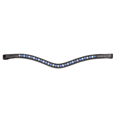 Shires Velociti GARA Blue Diamante Browband Black| Online For Equine