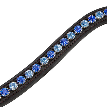 Shires Velociti GARA Blue Diamante Browband Havana| Online For Equine