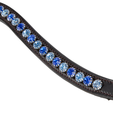 Shires Velociti GARA Blue Diamante Browband Havana| Online For Equine