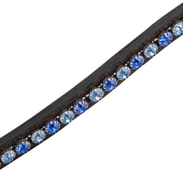 Shires Velociti GARA Blue Diamante Browband Havana| Online For Equine