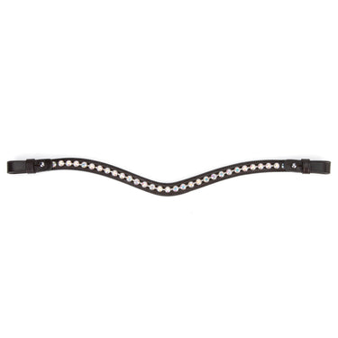 Shires Velociti GARA Iridescent Diamante Browband Havana| Online For Equine