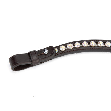 Shires Velociti GARA Iridescent Diamante Browband Havana| Online For Equine
