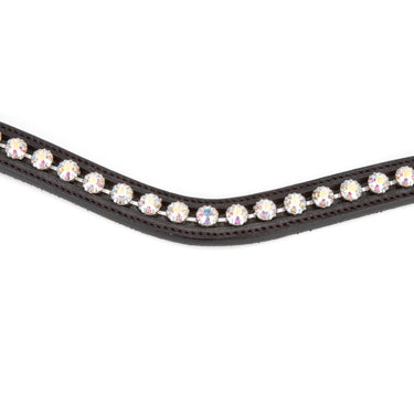 Shires Velociti GARA Iridescent Diamante Browband Havana| Online For Equine
