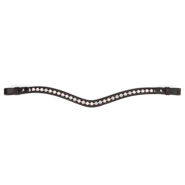 Shires Velociti GARA Iridescent Diamante Browband Havana| Online For Equine