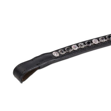 Shires Velociti GARA Three Tone Browband Black/Black| Online For Equine