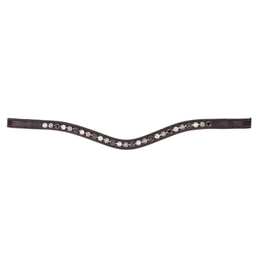 Shires Velociti GARA Three Tone Browband Black/Havana| Online For Equine