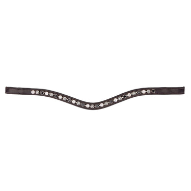 Shires Velociti GARA Three Tone Browband Black/Havana| Online For Equine