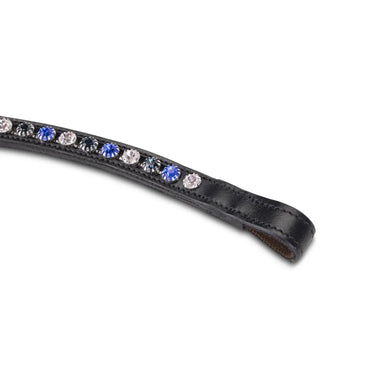 Shires Velociti GARA Three Tone Browband Blue/Black| Online For Equine