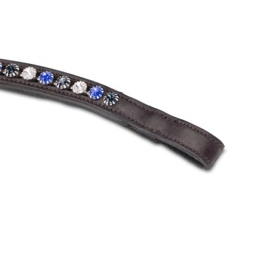 Shires Velociti GARA Three Tone Browband Blue/Havana| Online For Equine