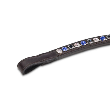 Shires Velociti GARA Three Tone Browband Blue/Havana| Online For Equine