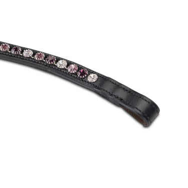Shires Velociti GARA Three Tone Browband Cerise/Black| Online For Equine