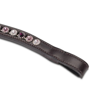Shires Velociti GARA Three Tone Browband Cerise/Havana| Online For Equine