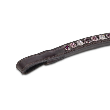 Shires Velociti GARA Three Tone Browband Cerise/Havana| Online For Equine