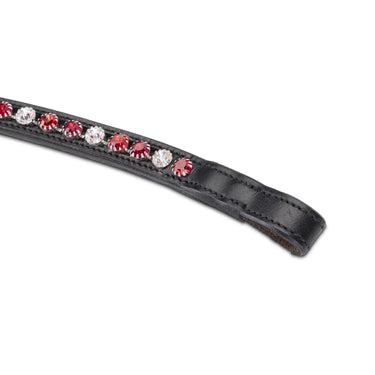 Shires Velociti GARA Three Tone Browband Red/Black| Online For Equine