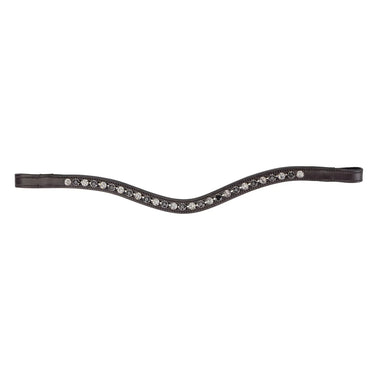 Shires Velociti GARA Two Tone Browband Black/Havana| Online For Equine