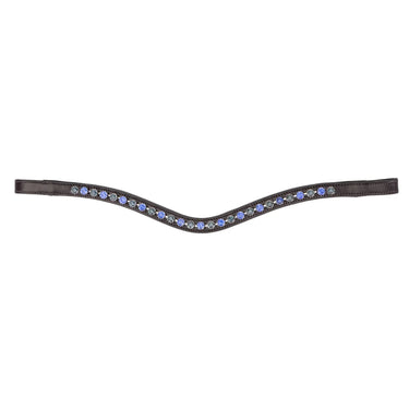 Shires Velociti GARA Two Tone Browband Blue/Havana| Online For Equine