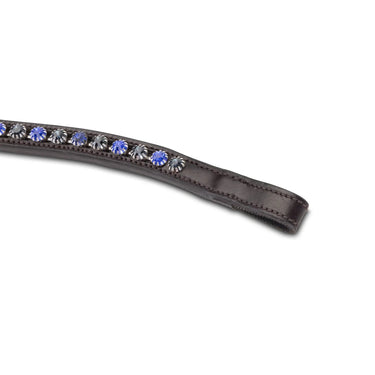Shires Velociti GARA Two Tone Browband Blue/Havana| Online For Equine