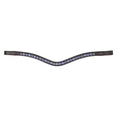 Shires Velociti GARA Two Tone Browband Blue/Havana| Online For Equine