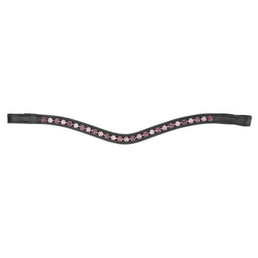Shires Velociti GARA Two Tone Browband Cerise/Black| Online For Equine