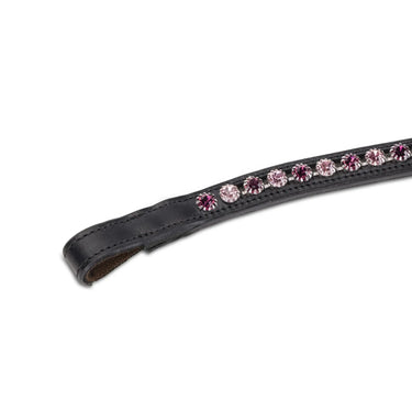 Shires Velociti GARA Two Tone Browband Cerise/Black| Online For Equine