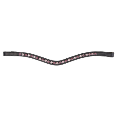 Shires Velociti GARA Two Tone Browband Cerise/Black| Online For Equine