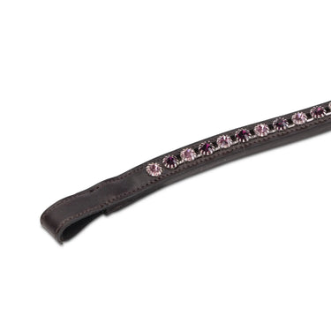 Shires Velociti GARA Two Tone Browband Cerise/Havana| Online For Equine