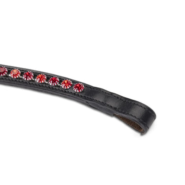 Shires Velociti GARA Two Tone Browband Red/Black| Online For Equine