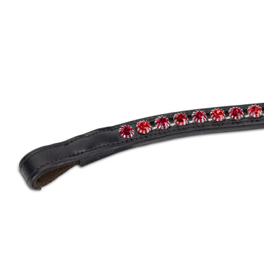 Shires Velociti GARA Two Tone Browband Red/Black| Online For Equine
