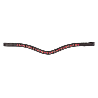 Shires Velociti GARA Two Tone Browband Red/Havana| Online For Equine