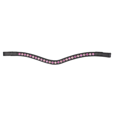 Shires Velociti GARA Two Tone Browband Rose/Black| Online For Equine