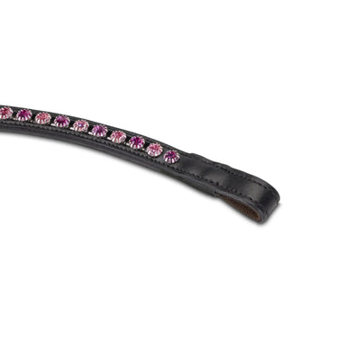 Shires Velociti GARA Two Tone Browband Rose/Black| Online For Equine