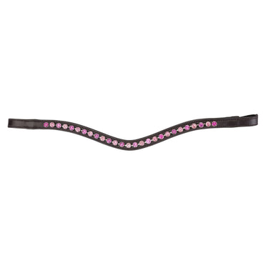 Shires Velociti GARA Two Tone Browband Rose/Havana| Online For Equine