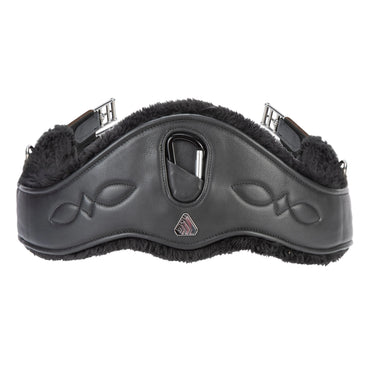 Shires Velociti LUSSO Anatomical SupaFleece Girth With Elastic Black| Online For Equine