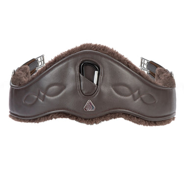 Shires Velociti LUSSO Anatomical SupaFleece Girth With Elastic Havana| Online For Equine