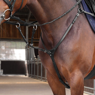 Shires Velociti LUSSO Elite Close Contact Breastplate Black| Online For Equine