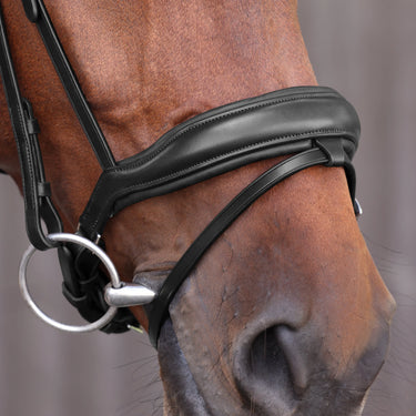 Shires Velociti LUSSO Elite Dressage Flash Bridle Black| Online For Equine
