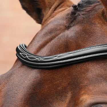 Shires Velociti LUSSO Opus 180M Ergonomic Flash Bridle Black| Online For Equine