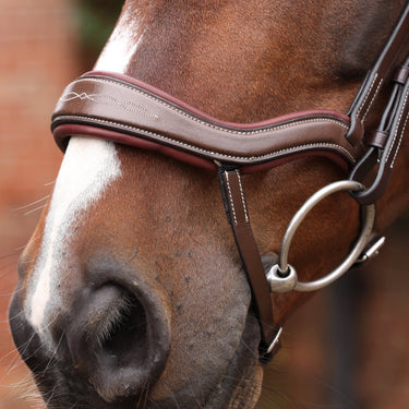 Shires Velociti LUSSO Opus 180M Ergonomic Flash Bridle Havana| Online For Equine