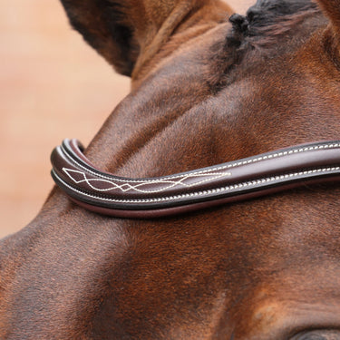 Shires Velociti LUSSO Opus 180M Grackle Bridle Havana| Online For Equine