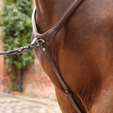 Shires Velociti LUSSO Opus Close Contact Breastplate Havana| Online For Equine