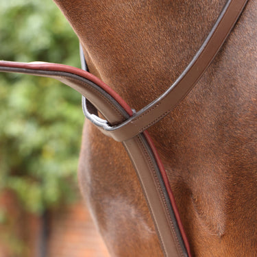 Shires Velociti LUSSO Opus Close Contact Breastplate Havana| Online For Equine