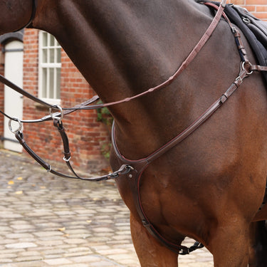 Shires Velociti LUSSO Opus Close Contact Breastplate Havana| Online For Equine