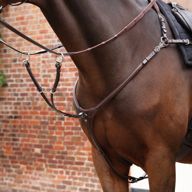 Shires Velociti LUSSO Opus Close Contact Breastplate Havana| Online For Equine