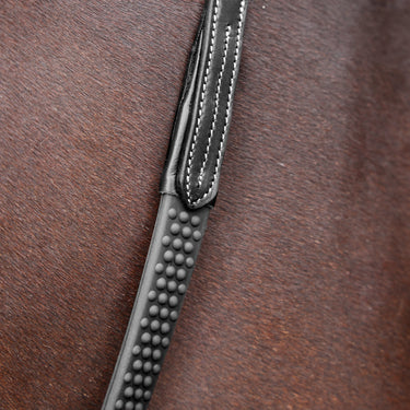 Shires Velociti LUSSO Opus Pro SureGrip Reins Black| Online For Equine