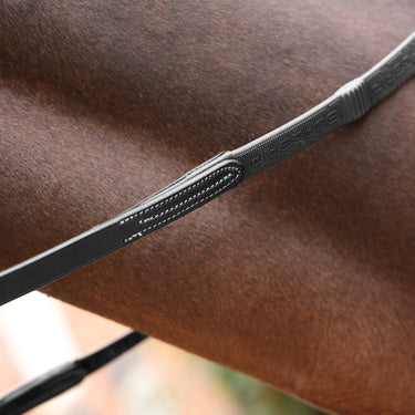 Shires Velociti LUSSO Opus Pro SureGrip Reins Black| Online For Equine