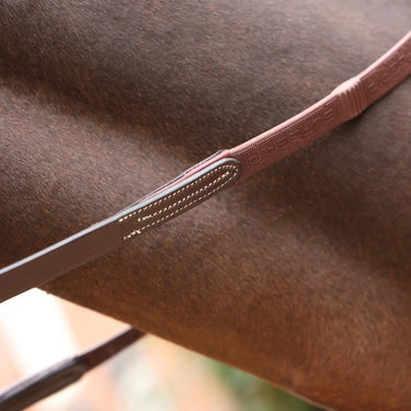 Shires Velociti LUSSO Opus Pro SureGrip Reins Havana| Online For Equine